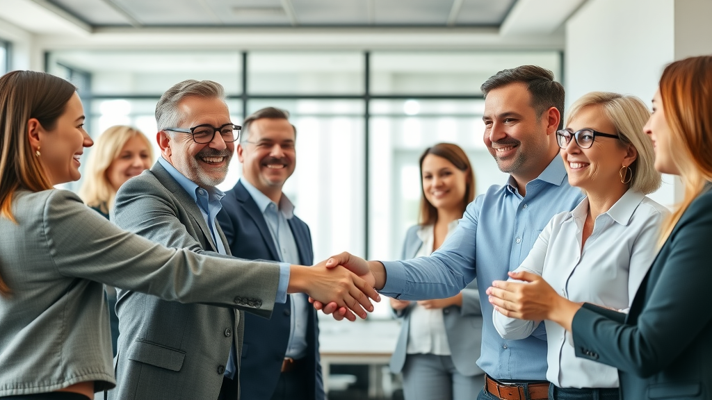 ceo consulting group celebrating success with business owners