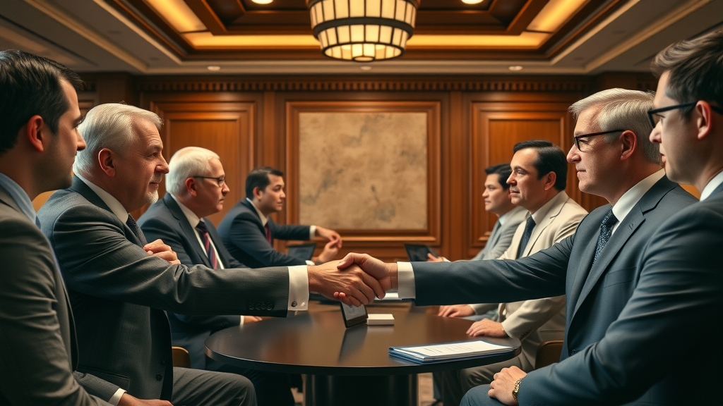 ceo peer group - Elite CEO private meeting exchanging business strategies and confidential stories